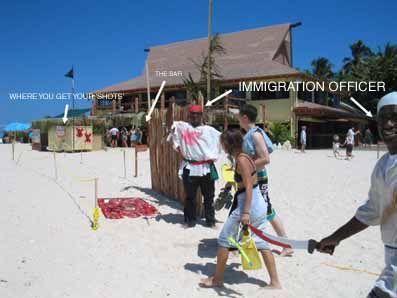 ARRIVAL AT BEACHCOMBER PIRATE DAY.jpg (23751 bytes)